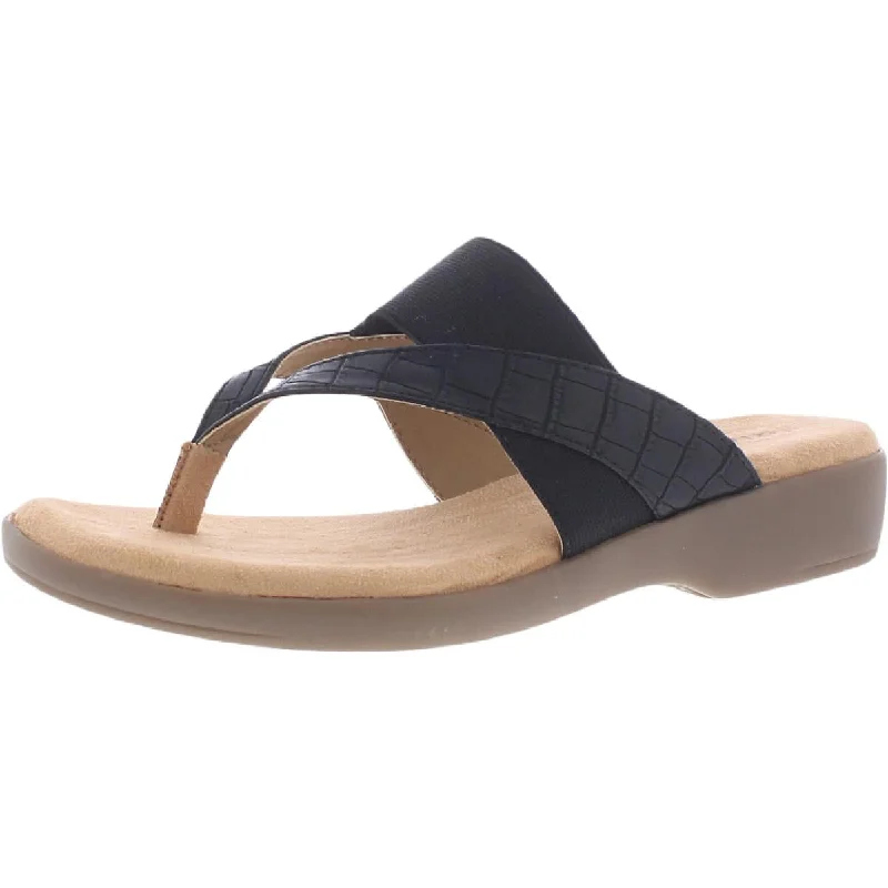 Casual Yet Chic Sales Cliffs by White Mountain Womens Bumble Faux Leather Slide On Thong Sandals Casual Yet Chic Sales Cliffs by White Mountain Womens Bumble Faux Leather Slide On Thong Sandals