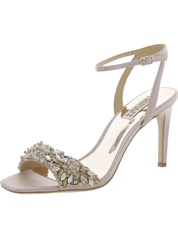 Urban Style Promotions Rider Womens Faux Leather Jeweled Heels