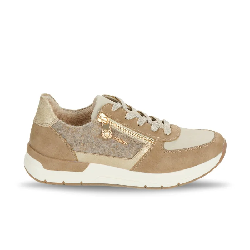 Sale Clearance Rieker Women's Destiny 58902-64 - Fango/Ginger/Gold/Wood