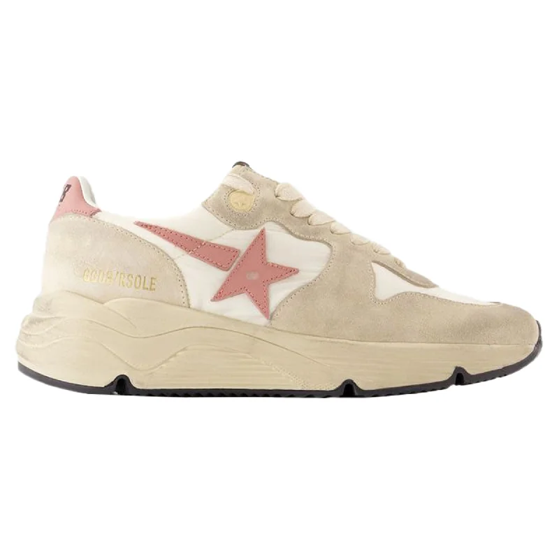 End Of Season Clearance Running Sneakers - Golden Goose Deluxe Brand - Leather - Beige