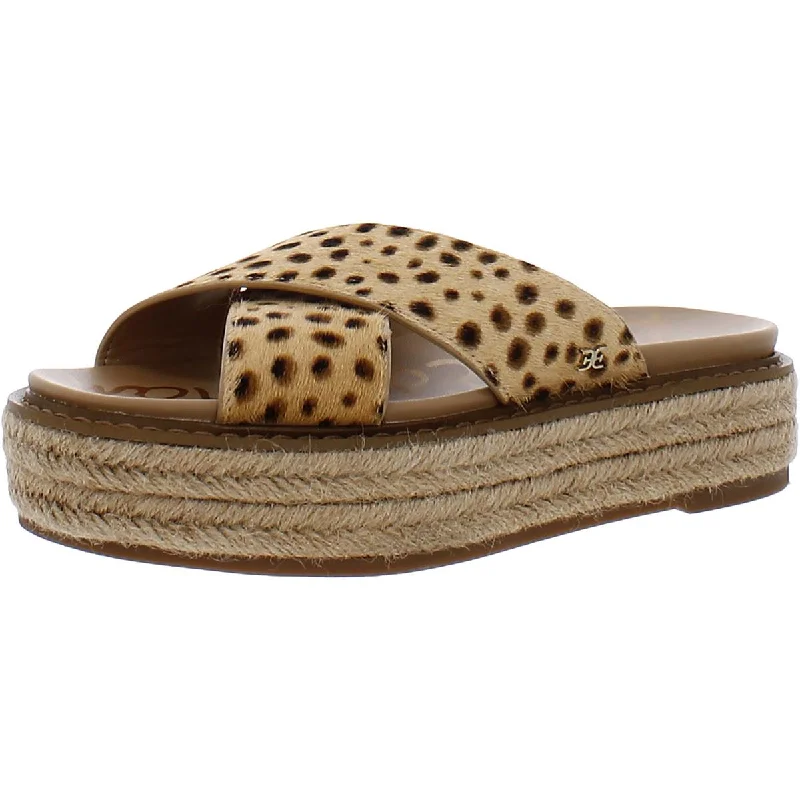 Sophisticated Style Offers Sam Edelman Womens Korina Calf Hair Cheetah Print Slide Sandals Sophisticated Style Offers Sam Edelman Womens Korina Calf Hair Cheetah Print Slide Sandals