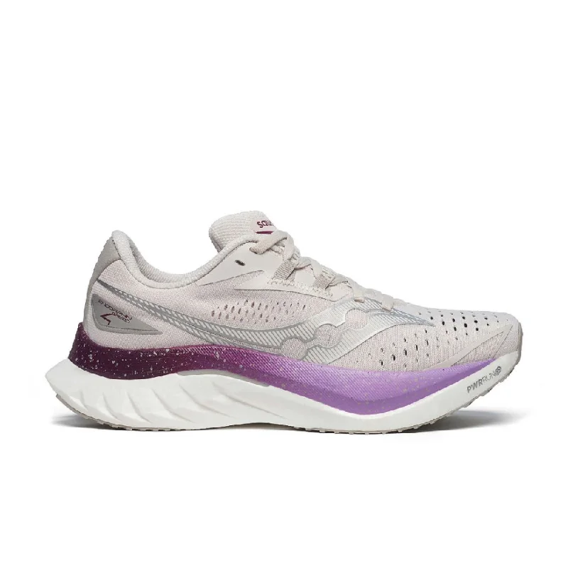 Women's Breathable Flats Saucony Women's Endorphin Speed 4 - Moon/Plum