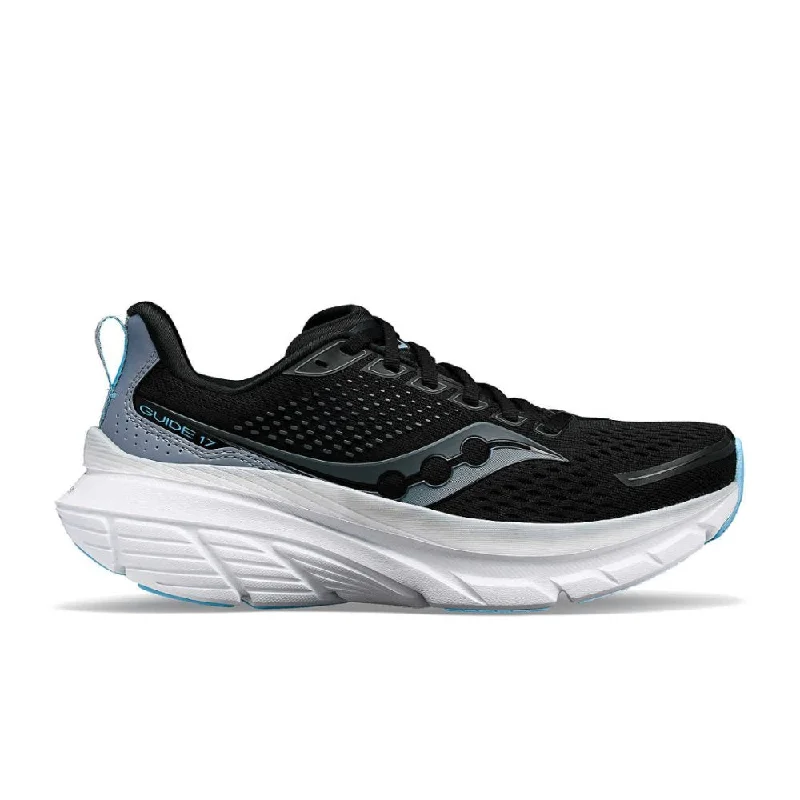 Unleash Your Trend Driven Style Saucony Women's Guide 17 Extra Wide - Black/Fog