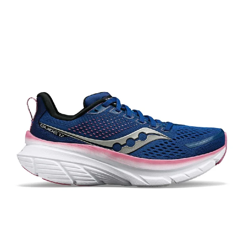 Step Ahead, Lead The Trend Saucony Women's Guide 17 Extra Wide - Navy/Orchid