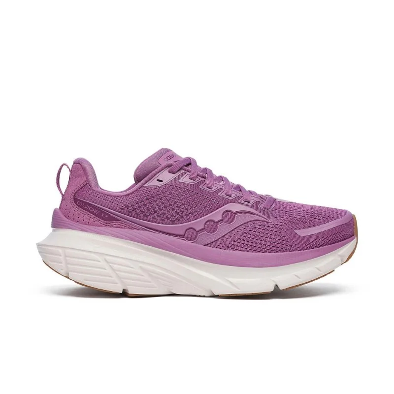 Fashionable Arch Support Shoes Promotion Saucony Women's Guide 17 - Viola/Gum