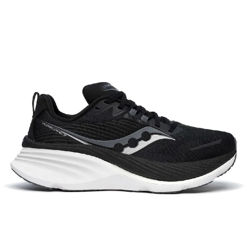 Huge Markdowns Saucony Women's Hurricane 24 - Black/Carbon