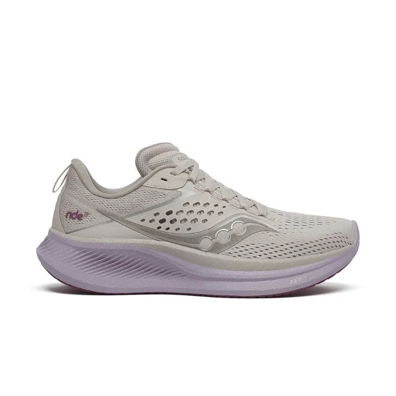 Slip-Resistant Footwear Promotion Saucony Women's Ride 17 - Moon/Viola