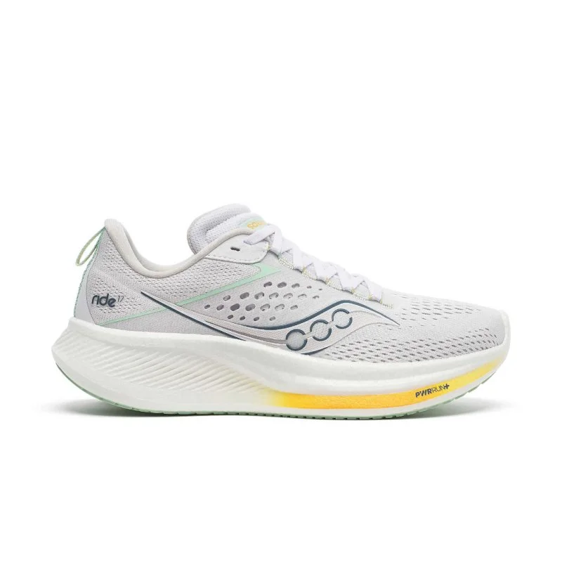 Shop The Hottest Deals Saucony Women's Ride 17 - White/Peel