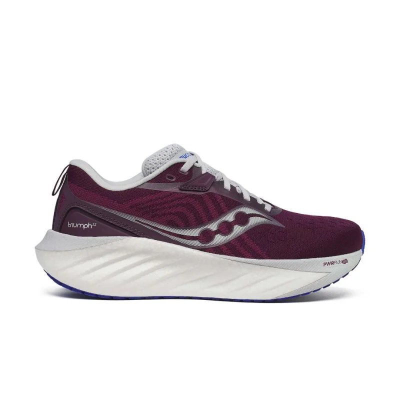 Discover Promotions Saucony Women's Triumph 22 - Plum/Royal