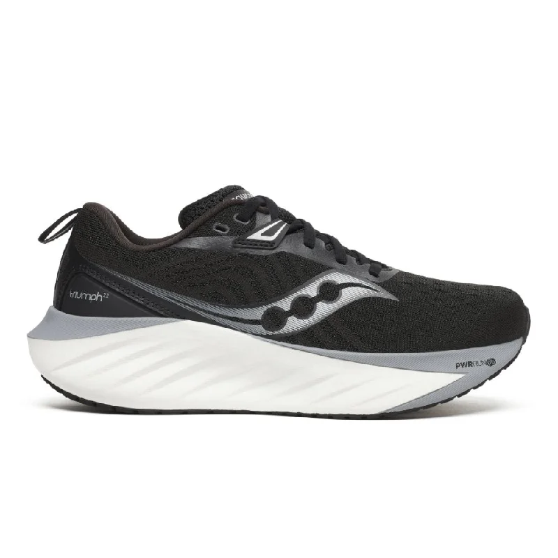 Luxury Boots Sale Saucony Women's Triumph 22 Wide - Black/White