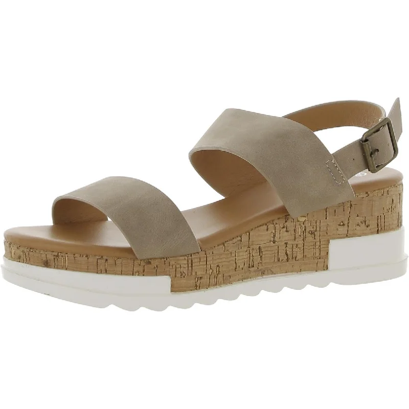 Modern Casual Shoes Shoeland Womens Open Toe Strappy Wedge Sandals