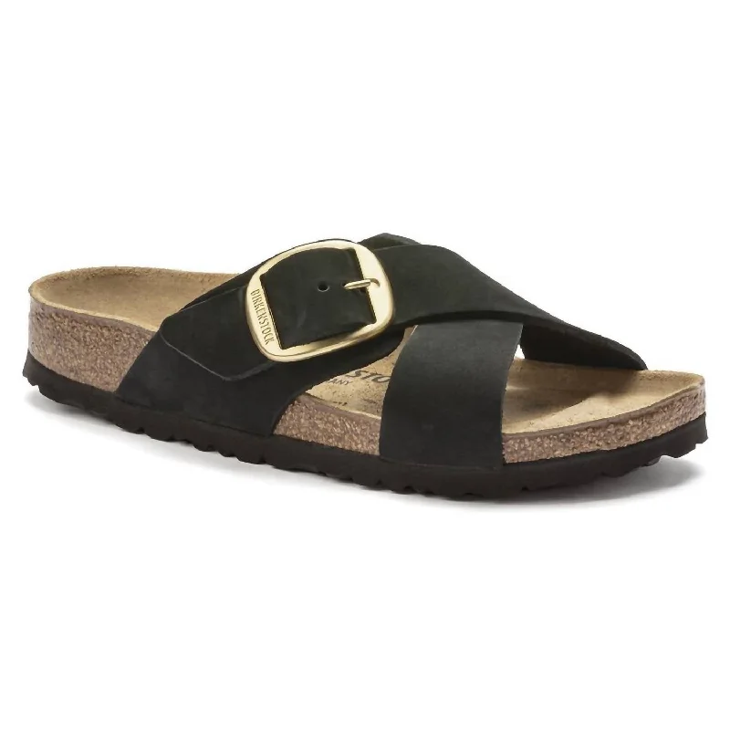 Slip-On Shoes Promotion Siena Big Buckle Narrow In Black