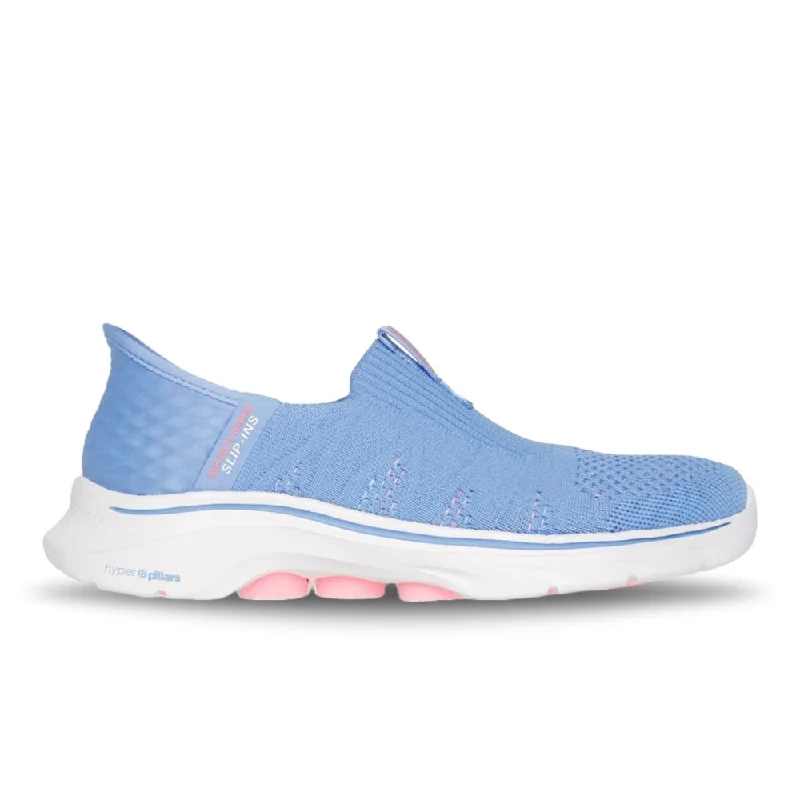 Luxury Streetwear Shoes Skechers Women's Slip-Ins GO WALK 7 City Lights - Purple/Pink