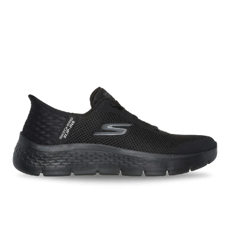 Fashionable Casual Loafers Skechers Women's Slip-ins GO WALK Flex Grand Entry - Black