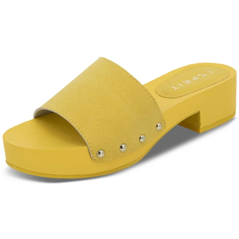 Non-Slip Shoes Spirit Womens CAYLEE Block Heel Lifestyle Slide Sandals