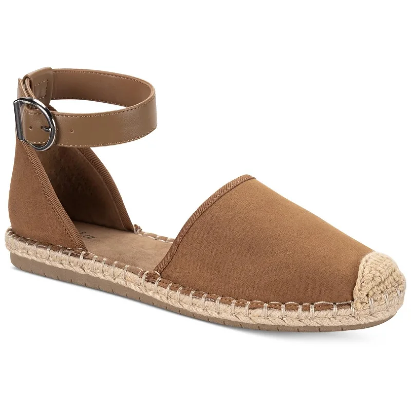 Style Redefined Style & Co. Womens Paminna Faux Suede Toe Cap Ankle Strap