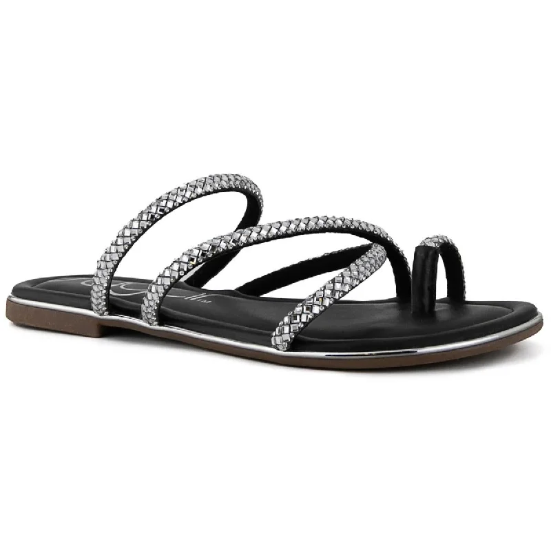 Seasonal Sale Sugar Womens Daydreamer Slip-On Embellished Slide Sandals