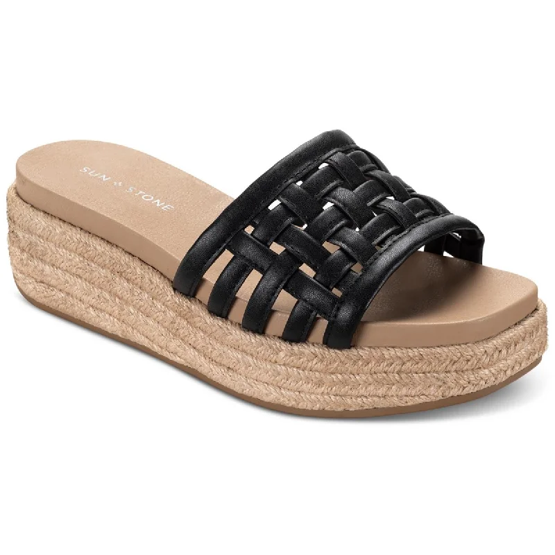 Slip-Resistant Footwear Promotion Sun + Stone Womens JORDANAA Square Toe  Espadrilles