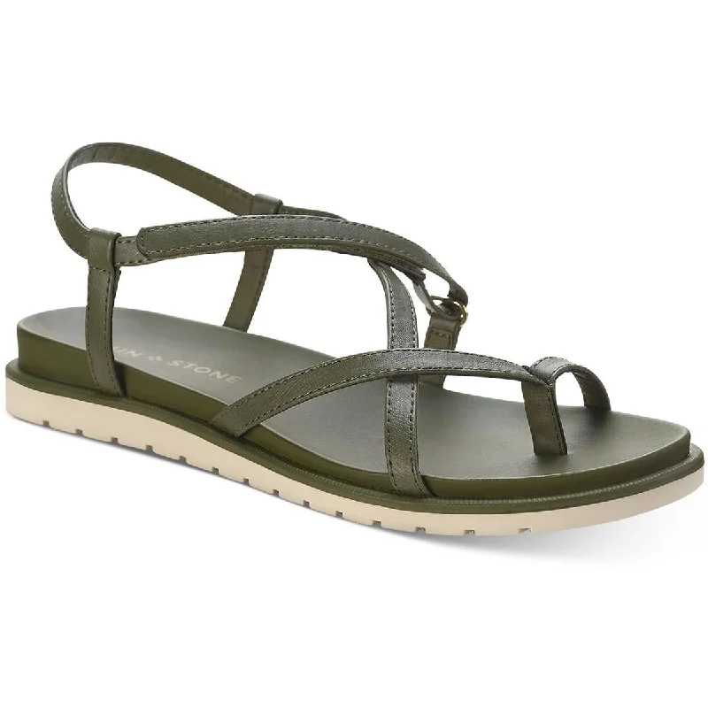 Non-Slip Shoes Sale Sun + Stone Womens Juune Ankle Strap Flat Slingback Sandals