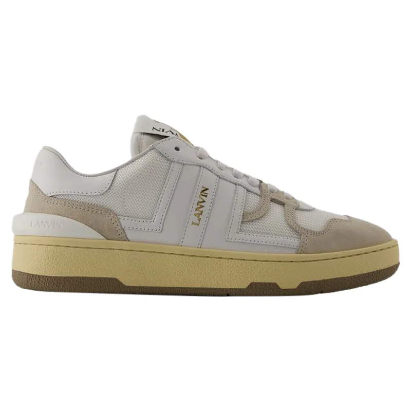 Playful Fashion Offers Tennis Low Top Sneakers - Lanvin - Leather - White