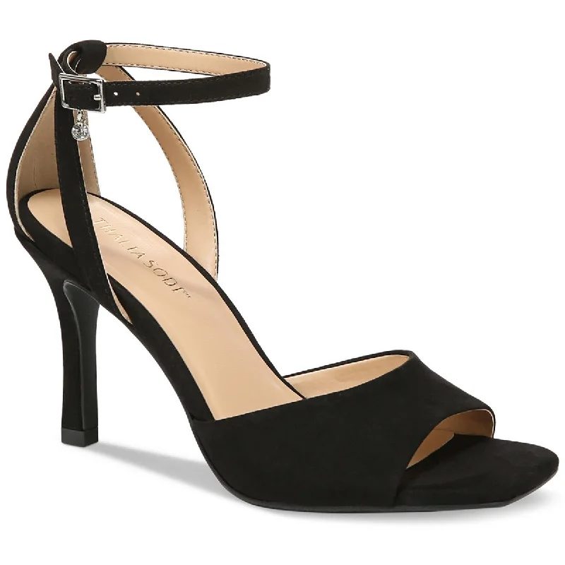 New Season Fashion Preview Thalia Sodi Womens Faux Suede Ankle Strap Heels
