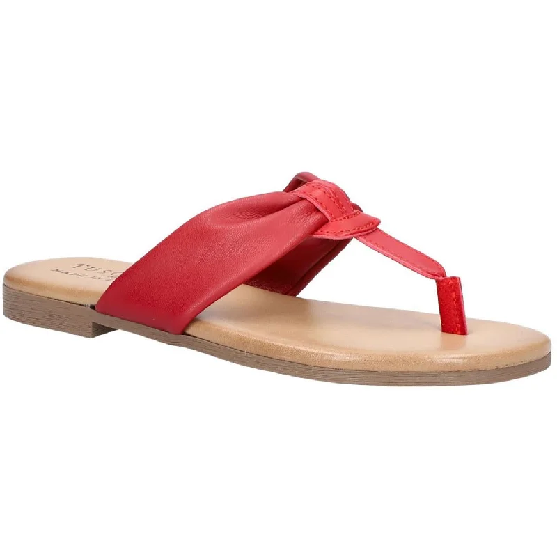 Exclusive Fashion Deals Tuscany By Easy Street Womens Aulina Leather Thong Slide Sandals
