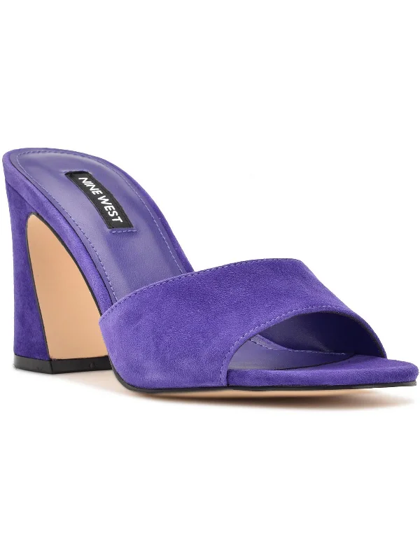 Trendy Styles Ulala Womens Leather Slip-On Heels