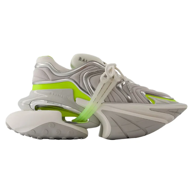 Flash Sale Starts Unicorn Wave Sneakers - Balmain - Leather - Yellow/Grey