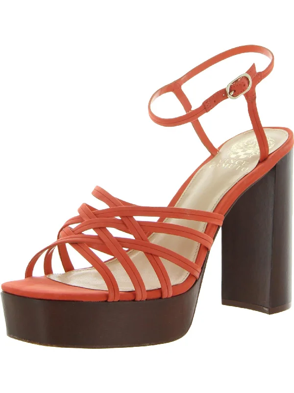 Athleisure Style Sale VC Larriss Womens Metallic Strappy Platform Sandals