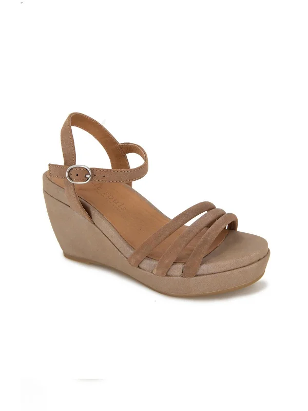 Comfortable Slip-Resistant Shoes VIKI Womens Almond toe Wedge Wedge Sandals