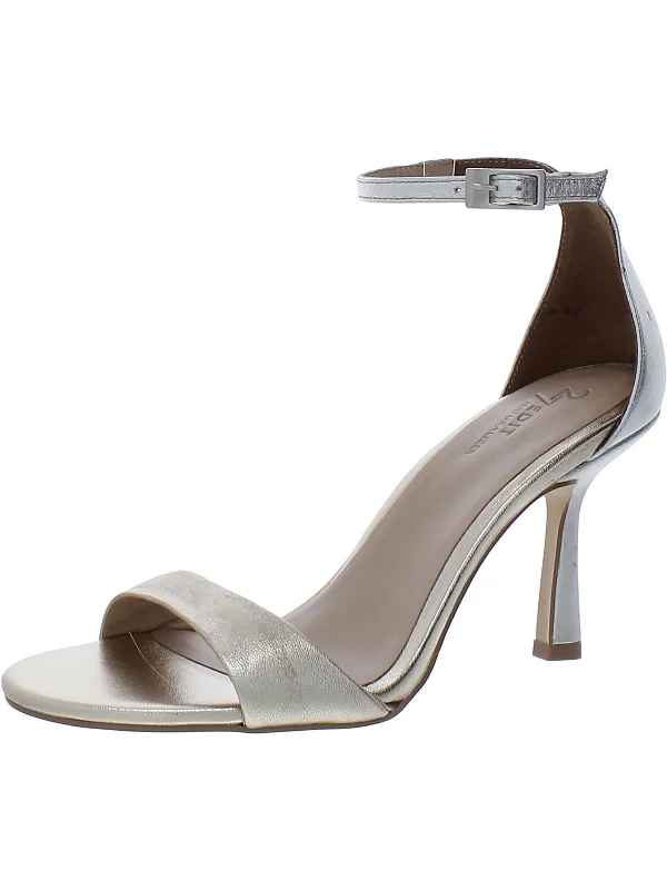 Durable Walking Shoes Sale Violette Womens Leather Ankle Strap Heels
