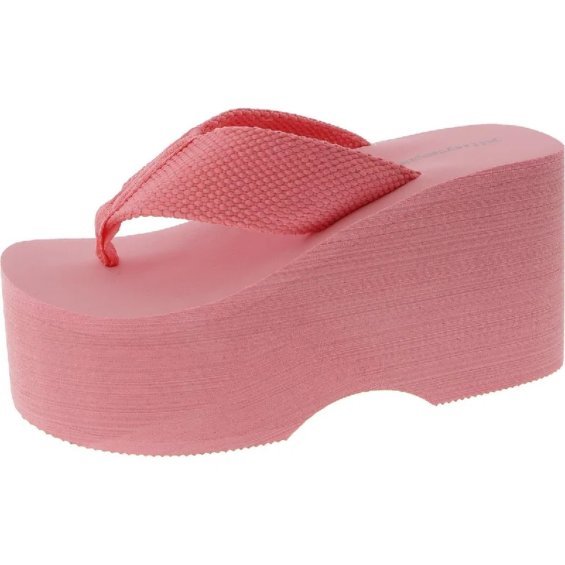 Women's Durable Footwear Wavin Womens Thong Slip-On Platform Sandals