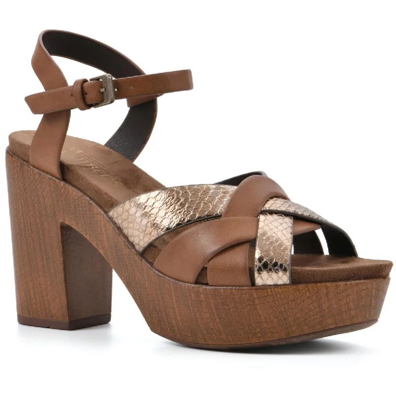 Stylish Statements White Mountain Womens Achiever Faux Leather Strappy Heels