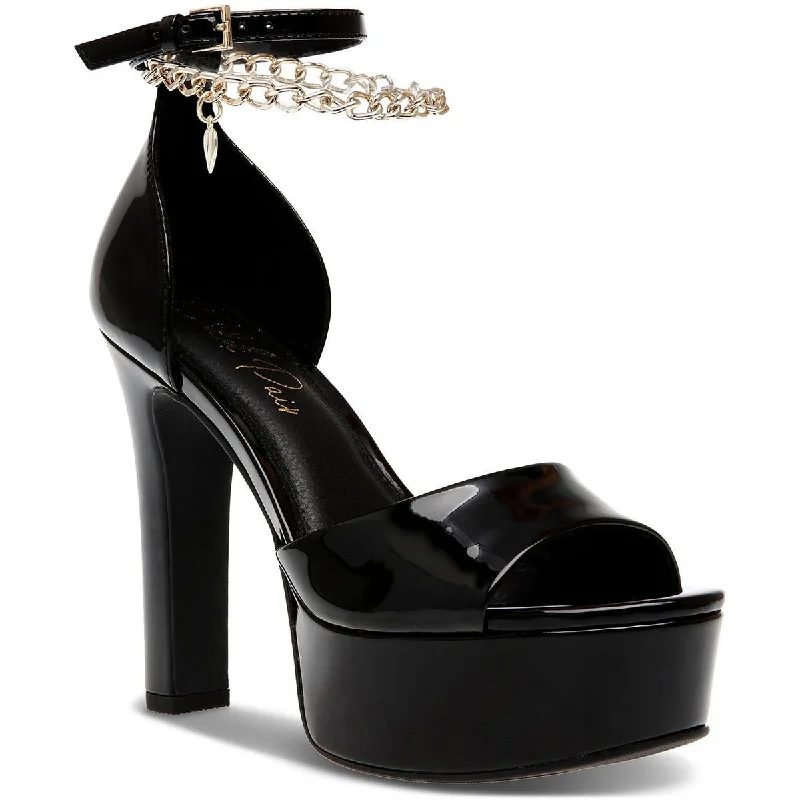 New Season Fashion Preview Wild Pair Womens Maxenep Patent Ankle Strap Heels