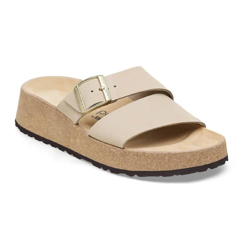 Casual Shoes Sale Women's Almina Nubuck Leather Sandal In Sandcastle