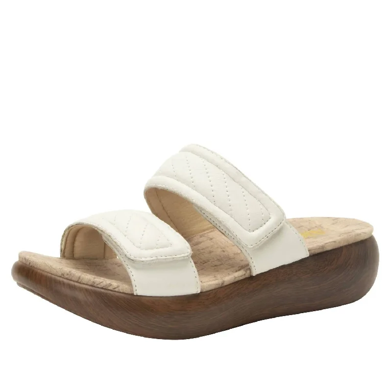 Comfortable Trendy Shoes Women's Brayah Rocker Sandal In White