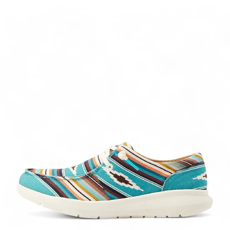 Luxury Shoes Clearance Women's Hilo Shoes In Turq Serape