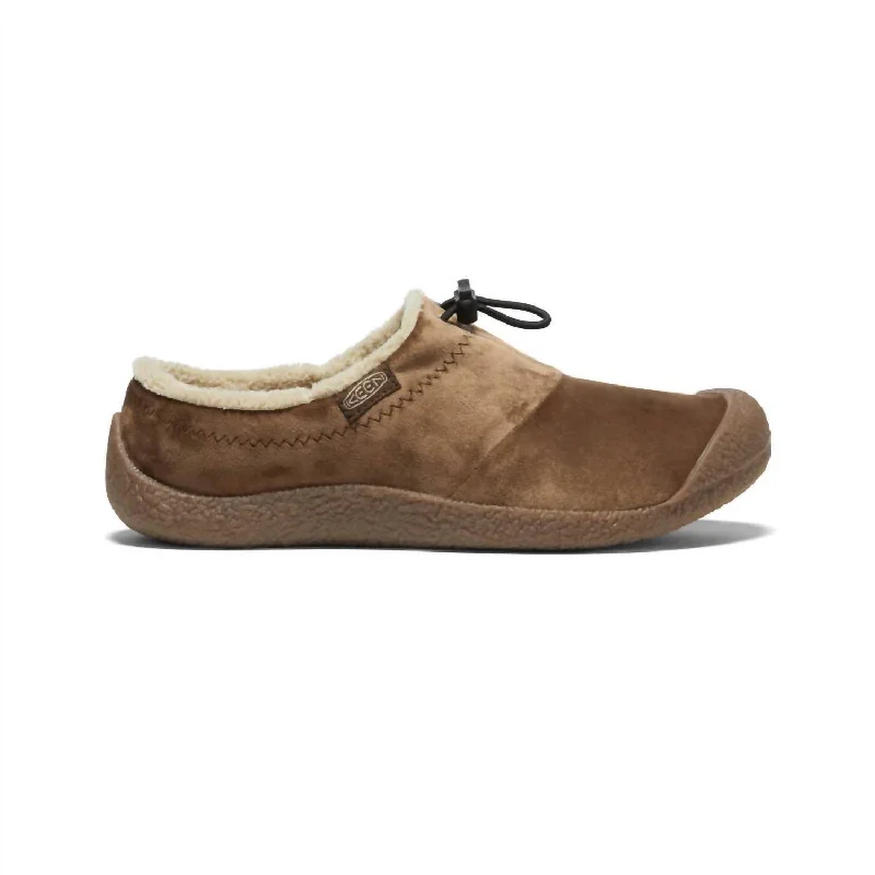 You'Ll Love Us Because Women's Howser Iii Slide In Dark Earth Velour