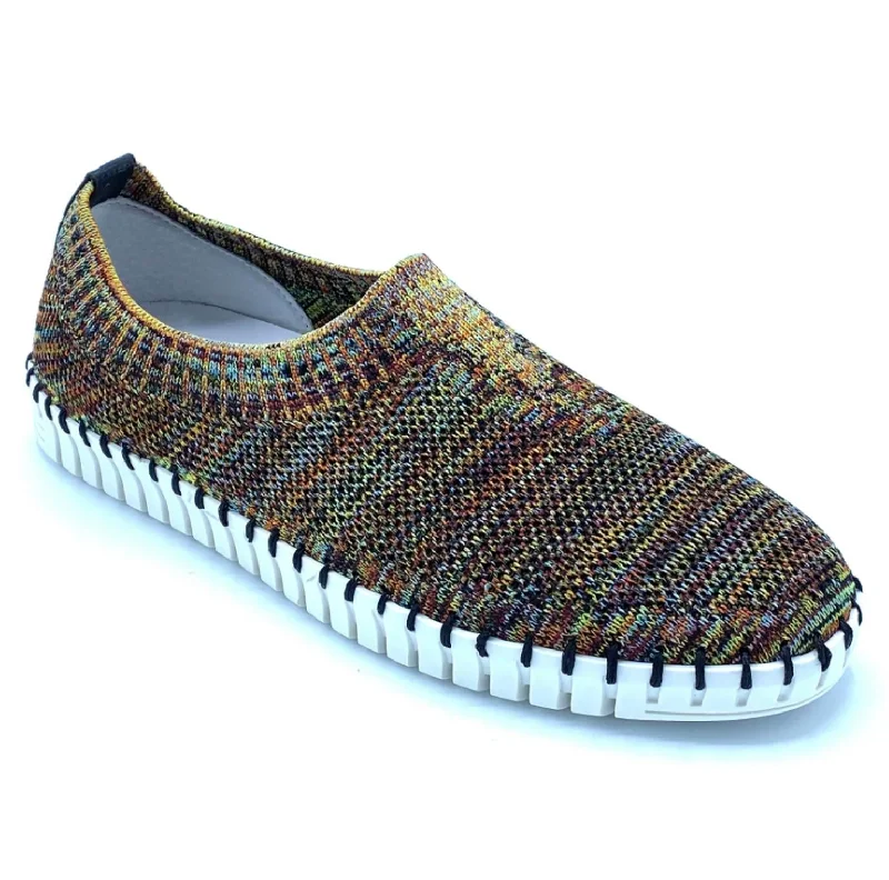 The Latest Fashion Trends Women's Lucy Stretch Sneakers In Tan Mosaic