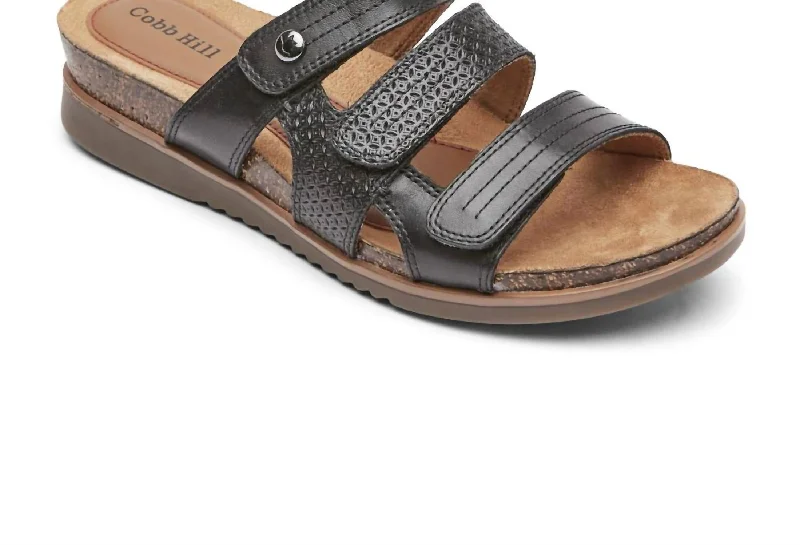 Unleash Your Style Women's May Slide Sandal In Black