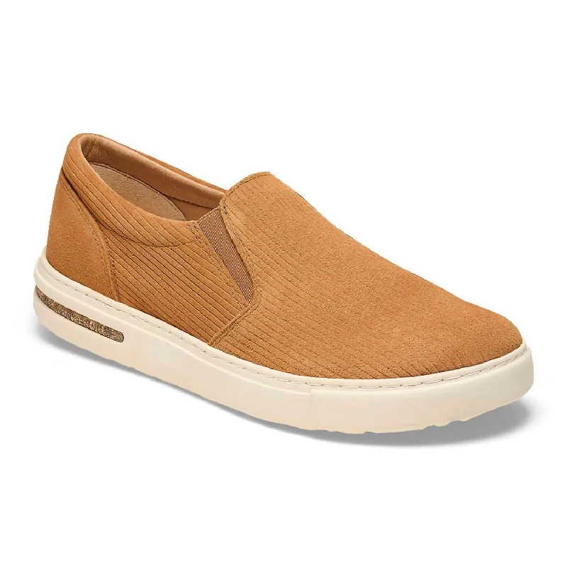 Evening Elegance Women's Oswego Suede Slip On In Cork Brown