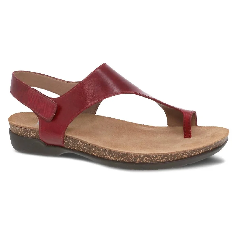Casual Shoes Sale Women's Reece Leather Sandal In Cinnabar