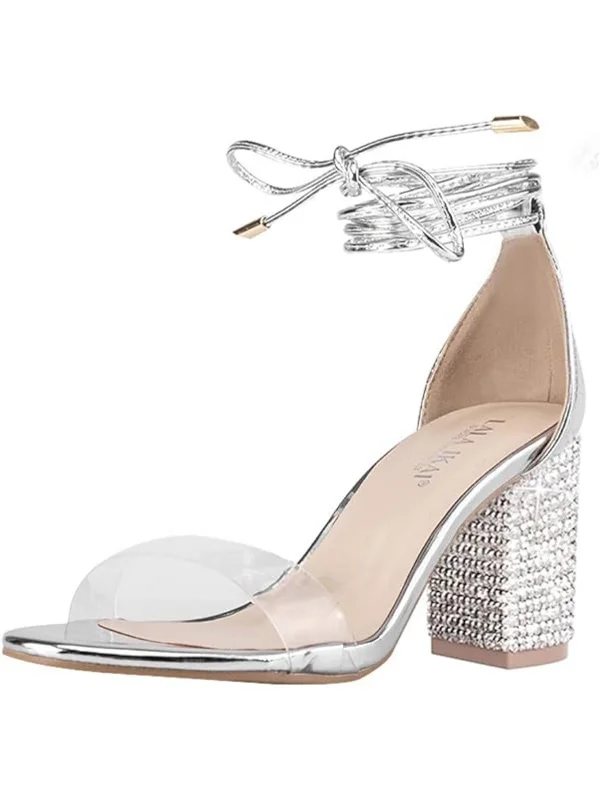 Trendy Casual Shoes Offer Womens Rhinestone Strappy Strappy Sandals