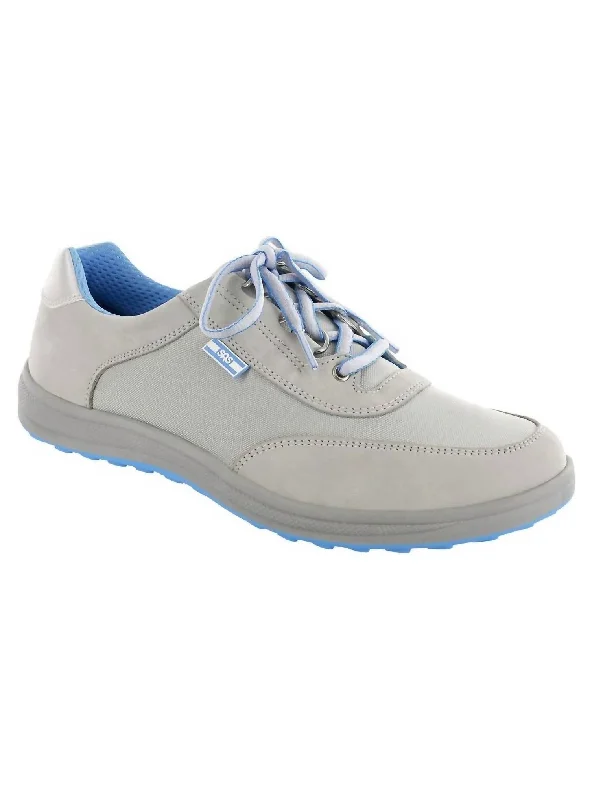 Women's Modern Shoes Women's Sporty Lace Up Sneaker - Narrow In Silver