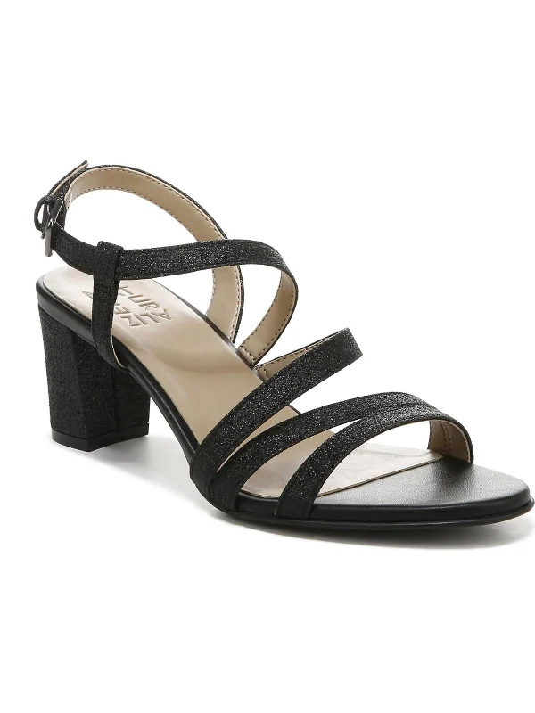 Trendy Flats Sale Womens Strappy Iridescent Heels