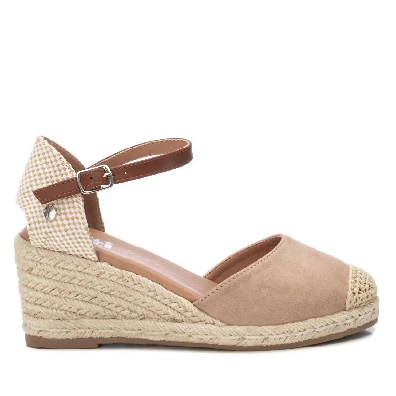 Soft Sole Shoes Discount Women's Wedge Sandals In Beige