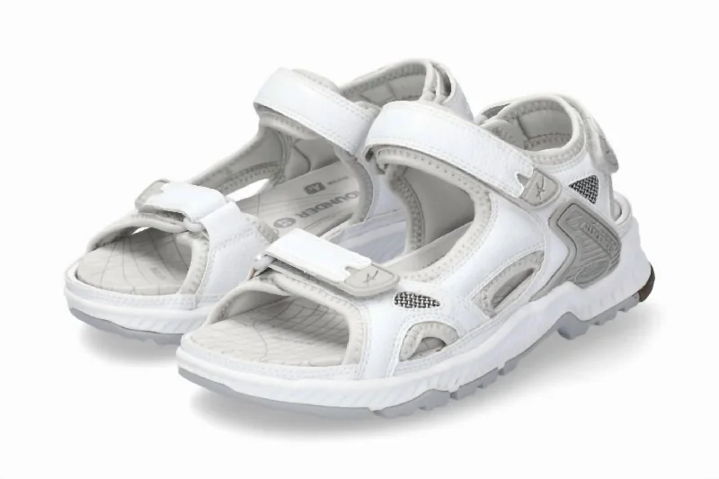 Comfortable Outdoor Shoes Women's Westside Sandal In Off White/glacier Grey