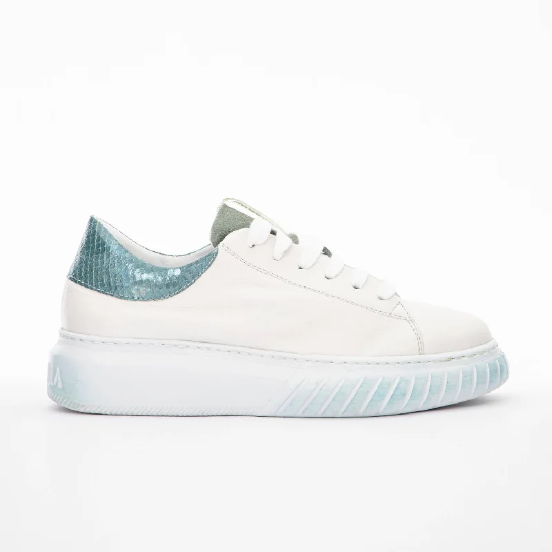 Water-Resistant Shoes Sale Women's Zoe Sneaker In Sun Bianco Hof Salvia