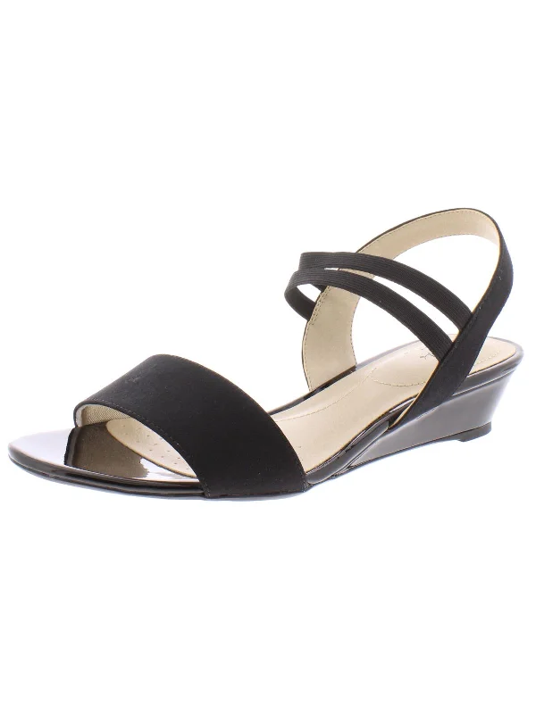 Fashion-Forward Women's Shoes Yolo Womens Solid Ankle Strap Wedge Sandals