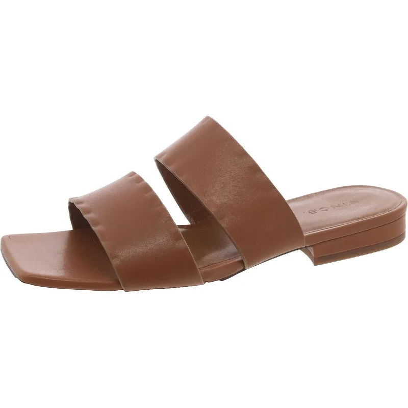 Women's Breathable Flats Zofi Mafalda Womens Slip on Open Toe Slide Sandals